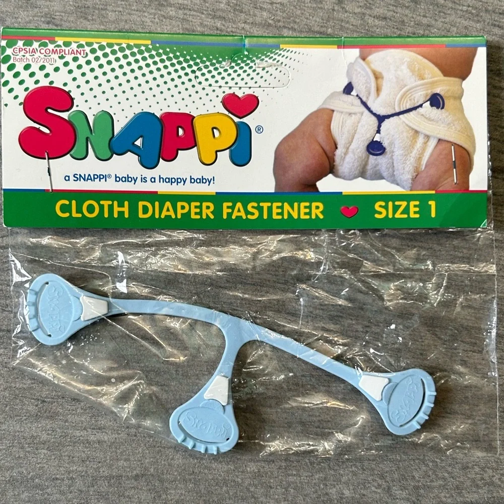 NWT Snappi cloth diaper fastener baby accessory cloth diapering closure hook pin